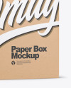 Paper Box Mockup