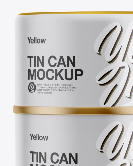 Four Cans Mockup