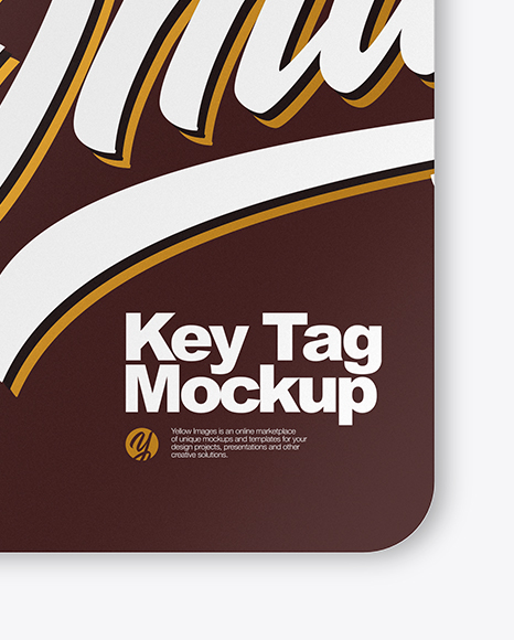 Key Tag Mockup