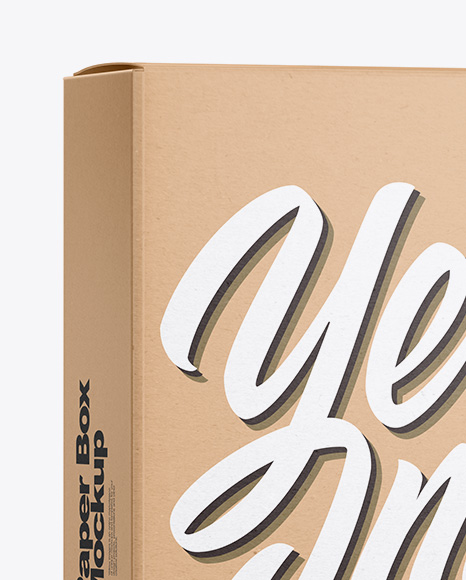 Paper Box Mockup