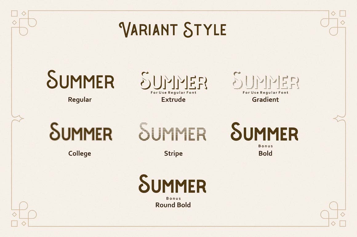 Barra Typeface Barra Typeface