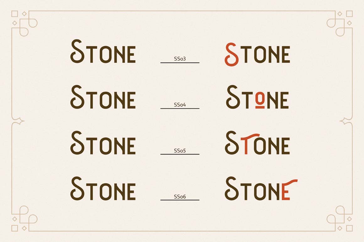 Barra Typeface Barra Typeface