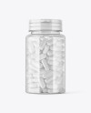 Clear Pills Bottle Mockup