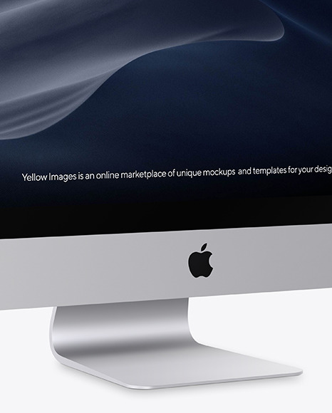 iMac Pro Silver Mockup