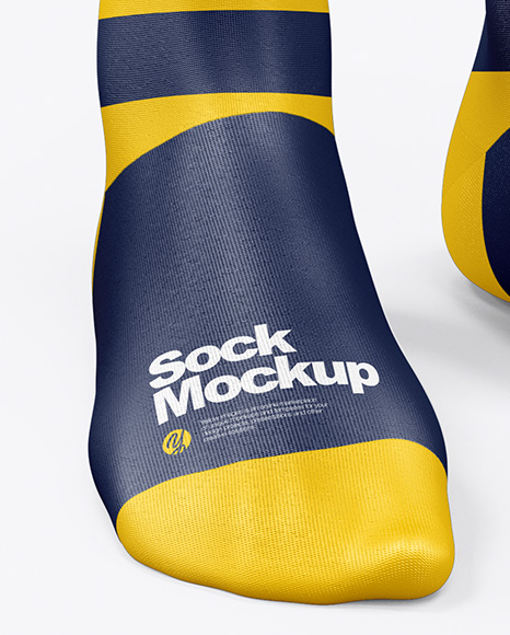 Two Long Socks Mockup