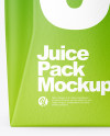 200ml Matte Juice Carton Package Mockup