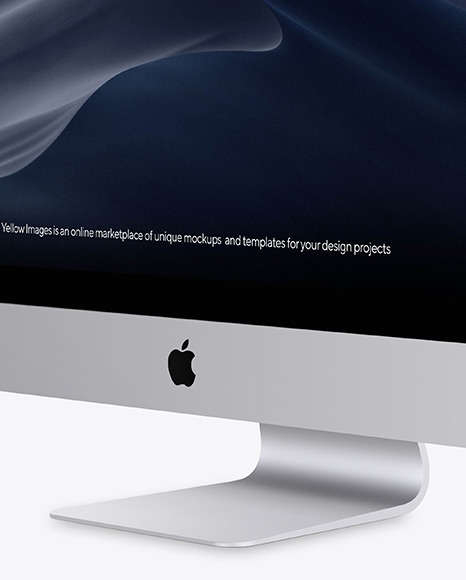 iMac Pro Silver Mockup