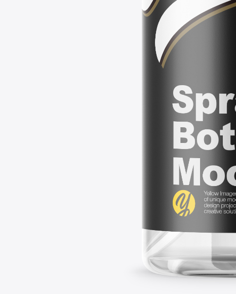 Spray Bottle Mockup