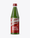 330ml Glass Bottle With Green Pepper Sauce Mockup