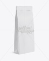 Paper Bag w/ a Paper Tin-Tie Mockup - Halfside View