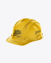 Glossy Hard Hat Mockup - Halfside View