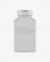 Plastic Pills Bottle Mockup - Front View