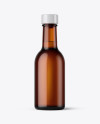 Amber Glass Bottle Mockup