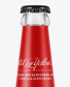 Clear Glass Dark Drink Bottle Mockup Clear Glass Dark Drink Bottle Mockup