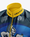 Men’s Cycling Wind Jacket mockup (Half Side View)