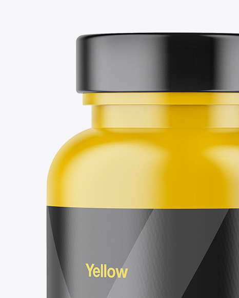 Matte Plastic Pills Bottle Mockup