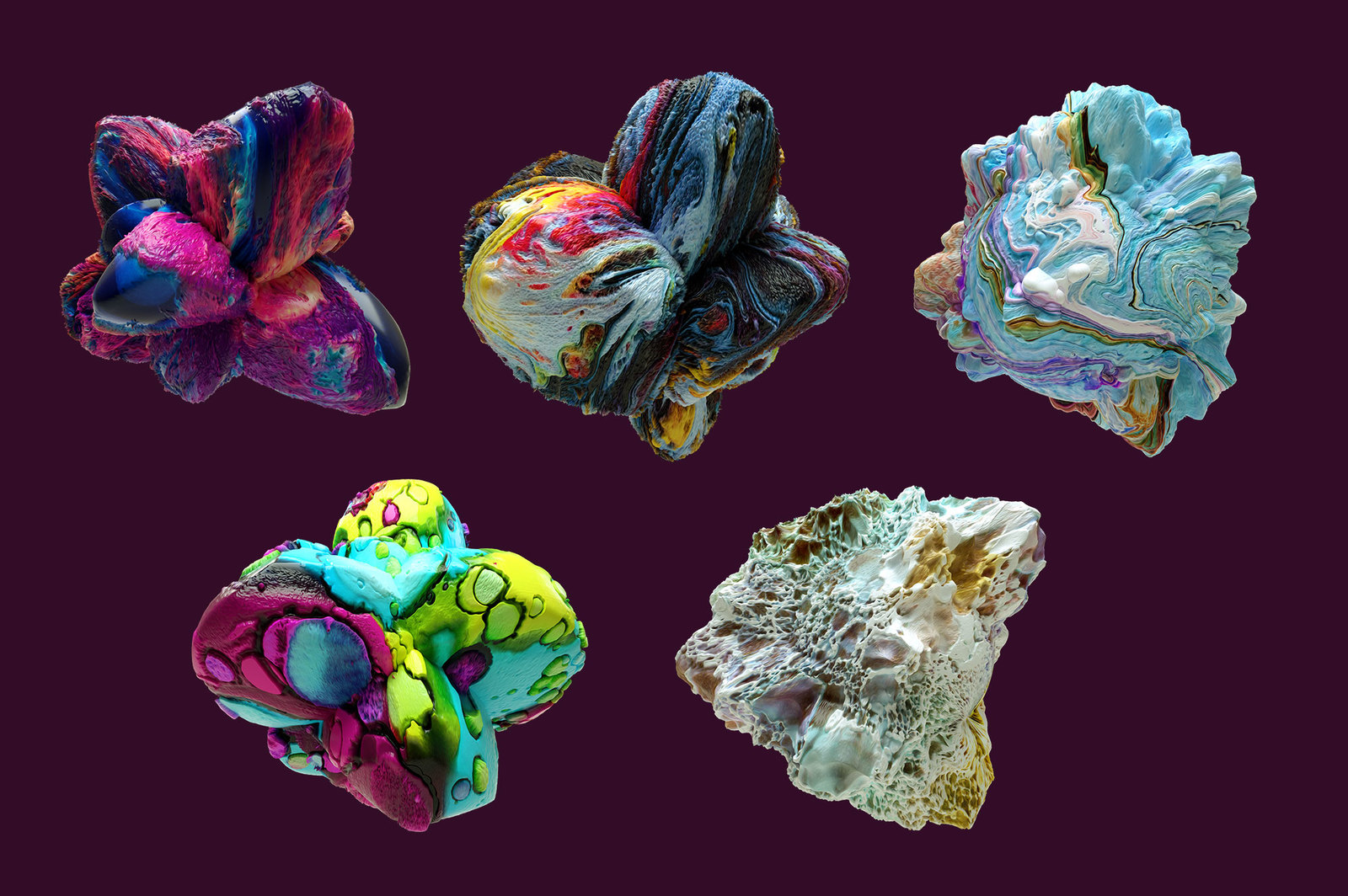 Mirage Vol.1: Abstract 3D Shapes