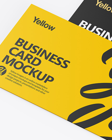 Two Business Cards Mockup
