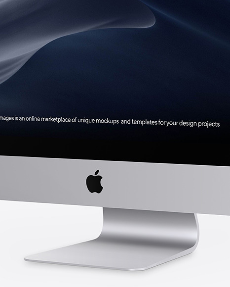 iMac Pro Silver Mockup