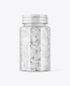 Clear Pills Bottle Mockup