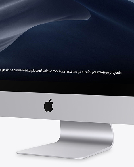 iMac Pro Silver Mockup