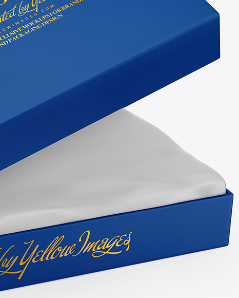Matte Gift Box Mockup