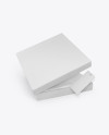 Textured Gift Box Mockup