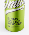 Metallic Spray Bottle Mockup