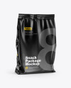 Glossy Bag Mockup - Half Side View
