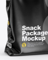 Glossy Bag Mockup - Half Side View