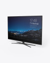 TV Mockup - Half Side View