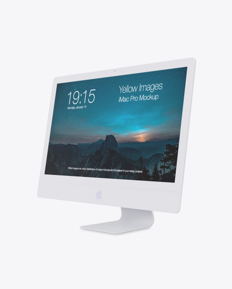 Clay iMac Pro Mockup