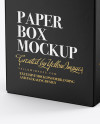 Paper Box Mockup