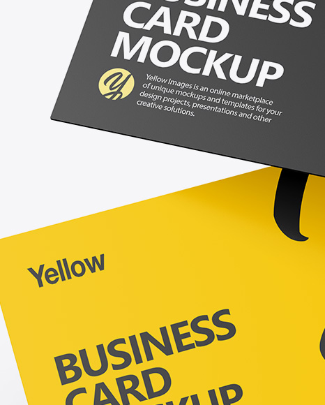 Two Business Cards Mockup