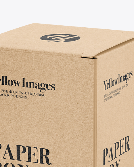 Kraft Box Mockup
