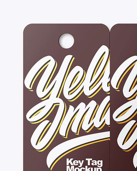 Key Tags Mockup