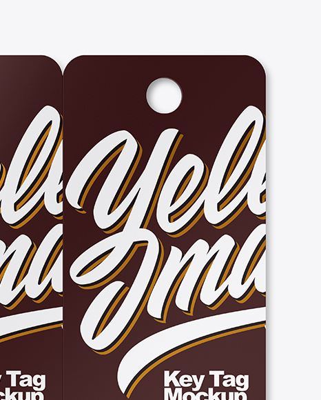 Key Tags Mockup