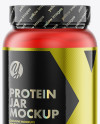 Frosted Protein Jar Mockup