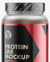 Frosted Protein Jar Mockup