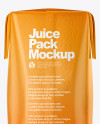 200ml Glossy Juice Carton Package Mockup 200ml Glossy Juice Carton Package Mockup