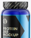 Clear Protein Jar Mockup