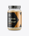 Clear Protein Jar Mockup