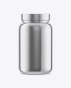 Metallic Protein Jar Mockup