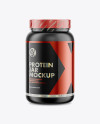 Matte Protein Jar Mockup