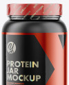 Matte Protein Jar Mockup