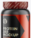 Matte Protein Jar Mockup