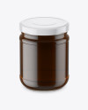 Clear Glass Honey Jar Mockup