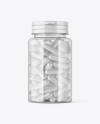 Clear Pills Bottle Mockup