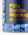 Clear Pills Bottle Mockup