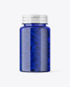 Blue Pills Bottle Mockup